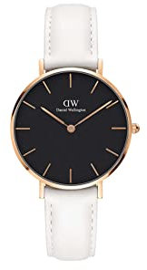 Daniel Wellington Petite Bondi Uhr Damen, 32mm Leder Roségold Damen Uhr