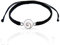 PLANETYS - 925 Sterling Silber Armband Geflochtene Schnur Auge des Heilige Lucie - Santa Lucia - Oeil de Sainte Lucie - Shiva Eye