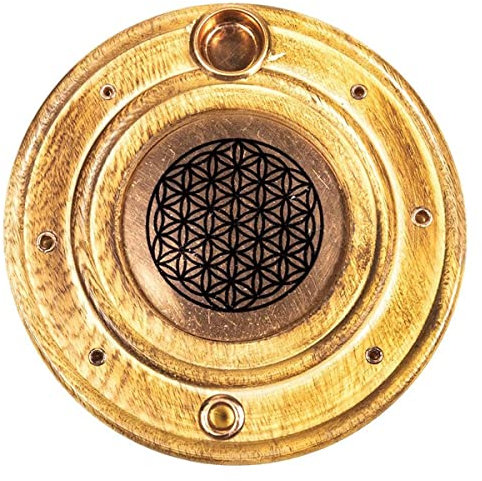 Porte-bâtons d'encens Motif Fleur de vie