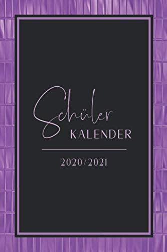 Schülerkalender • 2020/2021: Schülerplaner 2020 2021 • Juli 2020 bis Juli 2021 • Schulplaner für Schüler • 1 Woche 2 Seiten • Schulkalender mit ... Hausaufgaben und Notizen • Kontaktliste