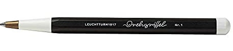LEUCHTTURM1917 363956 Drehgriffel Nr. 1, Schwarz - Gelstift mit schwarzer Tinte