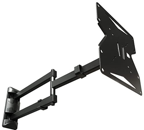 Soporte de Pared para TV - Soporte de TV Giratorio e inclinable - Extensible hasta 60 cm - para Monitor Plano y Curvo de 13-50 Pulgadas de hasta 40 kg - VESA 75 100 200x100 200 Modelo: WHB-04