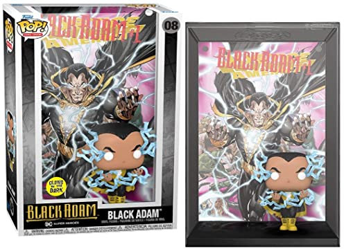 Funko Pop! Comic Cover: DC - Black Adam - Leuchtet Im Dunkeln - Vinyl-Sammelfigur - Geschenkidee - Offizielle Handelswaren - Spielzeug Für Kinder und Erwachsene - Modellfigur Für Sammler und Display