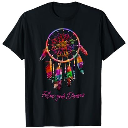 Traumfänger Tattoo I Indianer Feder I Traumfänger T-Shirt