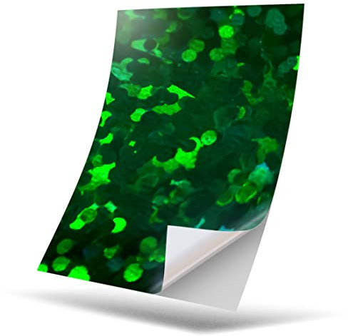 1 x Vinyl Sticker A4 Rectangle Shape 210x297 mm - Green Pattern Retro Art Print Decal Laptop Tablet Luggage Car Wall Fridge Door Sticker #12879