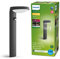 Philips Tyla, Borne avec recharge solaire extérieure ultra efficient, classe energétique A, détecteur de mouvement, 2700K, jusqu'à 250 lm, IP44, Anthracite