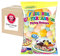 Pere's Candy Bundle für Brause Ufos mit Brausefüllung 6erPack (6 x 42 g) + Pere's Candy Notepad DIN A7-25 Blatt