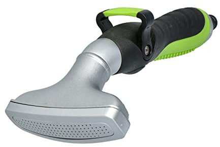 Mivos Garten Handbrause für Garten- und Rasenbewässerung - Gartenbrause für Gartenschlauch - Bewässerungsbrause mit Verstellbarem Wasserstrahl - Bequemer Gummigriff