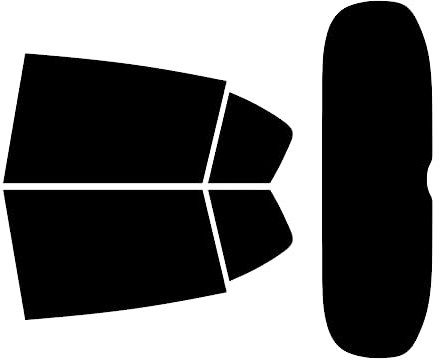 Pellicola Oscurante Vetri Auto Pre-Tagliata per-Fiat Tipo 5-Porte 2016-... Vetri Posteriori & Lunotto (20% Fumo Scuro)