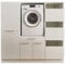 LAUNDREEZY Waschmaschinenschrank, Wäscheschrank und Mehrzweckschrank, Weiß - Waschmaschinen-Überbauschrank TÜV-zertifiziert mit viel Stauraum - 167,5 x 162 x 67,5 cm (B/H/T)