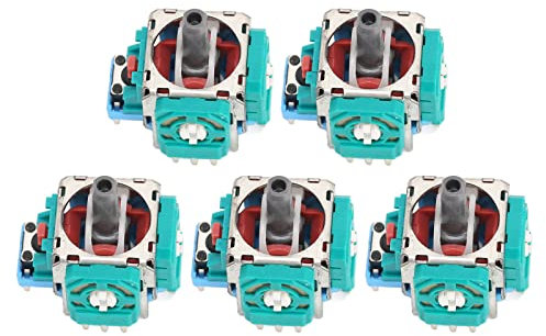 QANYEGN 5-teiliges 3D-Joystick-Analog-Joystick-Sensormodul, Ersatz-Analog-Joystick-Joystick-Teile, Finger-Joystick-Ersatz-Reparaturteile Für PS5-Controller