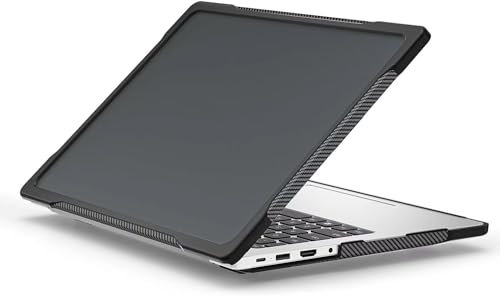 ZXHYliang Custodia protettiva per laptop Huawei MateBookD14/D14 SE 2022/Honor Magicbook 14/X14 2022, satinata, opaca, anti-impronte, antiurto, resistente, antiscivolo, protettiva (nero-attraverso)