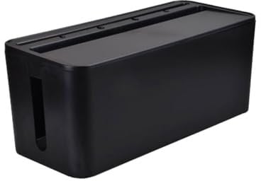 UPKOCH Kasten drahtbügel Kabelhalter Kabelmanagement-Container Kabelmanagement-Station Drahtanordnungskoffer Kabelaufwickler Steckdose Aufbewahrungskiste Veranstalter