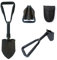 Pala Plegable Multifuncional 46 cm, Pala de Nieve Plegable, Pala Plegable Militar, Pala de Supervivencia Camping, Portátil Pala Plegable para Camping, Jardín, Supervivencia, Senderismo, etc.