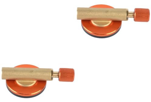BESPORTBLE 2pcs Outdoor Gas Stove Flat Cylinder Gas Control Safe Stoves Adapter Connector Canister Compatible
