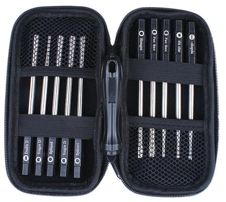 Gubeter Jeu de tournevis pour carburateur 10 pièces, Pour Husqvarna Pour Echo Pour Stihl Pour Poulan Pour MTD Pour Ryobi Pour Homelite Pour Craftsman