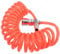 CLISPEED 8x5mm Industrial Air Compressor Hose 3M Length Coiled Flexible Hose Spring Compressor Tool