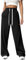 PINSPARK Jogginghose Damen Sporthose Lang Baggy Traininghose High Waist Freizeithose Lockere Sweatpants mit Elastischem Bund Weites Gerades Bein Yoga Gym Hose Laufhosen Schwarz XXL