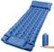 JEMULICE Isomatte Selbstaufblasend, 10CM Hoch Luftmatratze Camping Kleines Packmaß, Aufblasbare Matratze mit Fußpumpe, Selbstaufblasbare Schlafmatte für Outdoor, Wandern, Zelt, Rucksack
