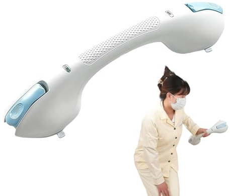 Bares de tumba para pared, barras de tumba para bañeras y duchas – Grab de desventaja – con ventosa | Rieles de pared portátiles para baños para baños, duchas