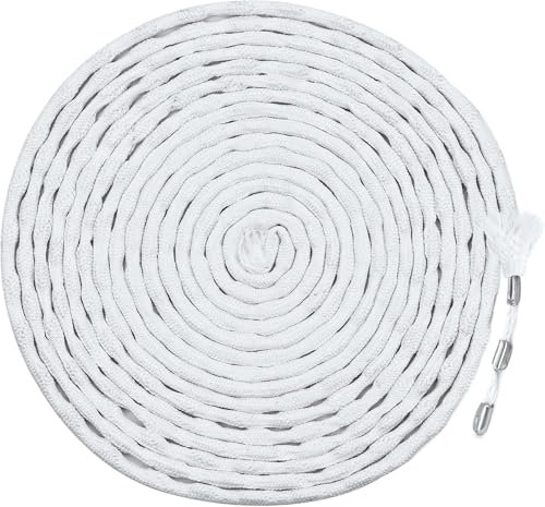 Riybyds 5 Mètres,Ruban de Plomb Lourd pour Rideaux, 150g, Bande de Poids pour Rideaux et Draperies, pour Rideau de Douche, Nappe, Tapis de Bain et Moustiquaire, Densité 30g/m