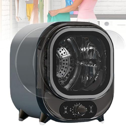 Kleiner 450w Tisch-Kondensations-WäSchetrockner Mit Edelstahltrommel, Tragbarer Frontlader-Kompakt-WäSchetrockner, 0,8 Kg FassungsvermöGen FüR Die Aufstellung Auf Der Arbeitsplatte Oder Wandmontage(A)