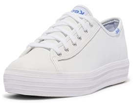 Keds Damen TPL Kick Core Can Sneaker, Weiß (White), 40.5 EU