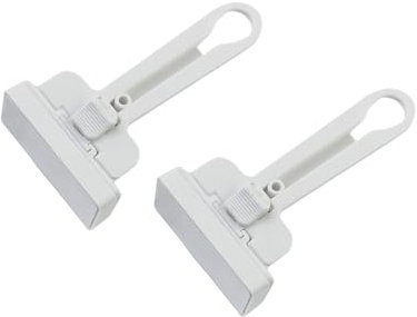 Fred Home Safety Adhesive Top Drawer Catch | Childproof Kitchen Drawer and Cupboard Lock | Pack of 2 Baby Safety Catches | Pure White