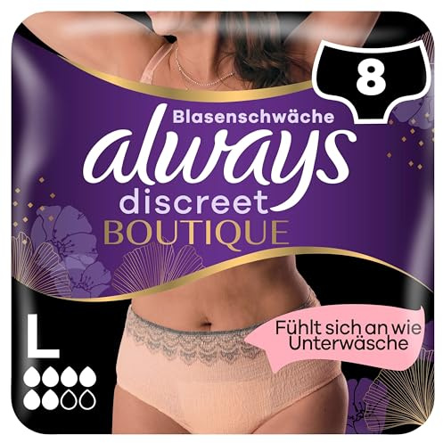 Always Discreet Underwear Boutique Incontinence Pants Plus Large 8pk
