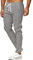 Redbridge Hommes Chino Slim Fit Rayé Casual Élastique Gym à Carreaux Mode Pantalon - M4231 - Gris Quadrillé - Taille L