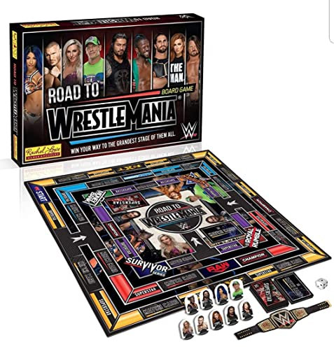 WWE Road to Wrestlemania Brettspiel, 40 x 27 x 5 cm