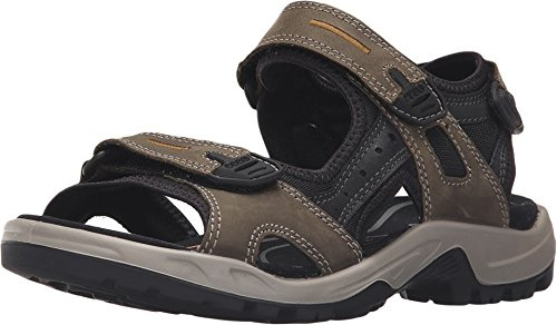 ECCO OFFROAD Men's Open Toe Sandals, VETIVER/WILD DOVE, 7.5 UK