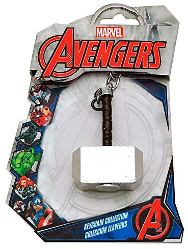 Porte clés MV AVG marteau de Thor en métal - 4x9.5cm