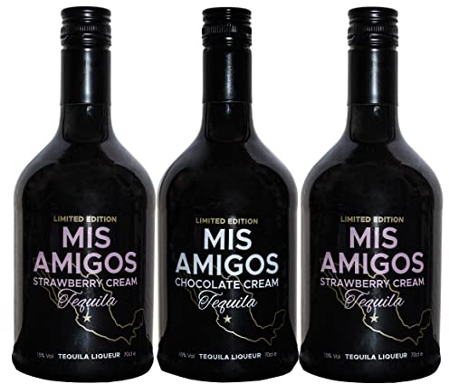 Mis Amigos Chocolate Cream & Strawberry Cream Tequila Bundle | 3 For 2