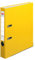 Herlitz Ordner maX.file protect A4 5cm PP-Kunststoffbezug/Papier hellgr.besch. (gelb, 5cm | 5er Pack)