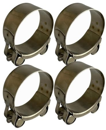 Boltza W4 Super pince Durite à boulon unique 36-39mm Supra Clip Échappement Caoutchouc Silicone x4