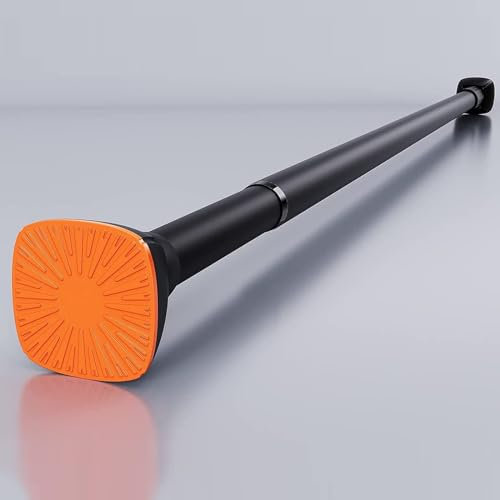 Lolypot Tringle télescopique sans perçage, ne rouille jamais, réglable, pour vêtements, rideau de douche, rideau à pince, extensible, à ressort, 64-78 cm