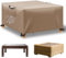 WUAYAMI Gartenmöbel Abdeckung wasserdichte Abdeckplane Gartenmöbel Winddicht Anti-UV Schwerlast 420D -Oxford Gewebe für Sitzgruppe Gartentische Terrassenmöbel Khaki, 125x125x74