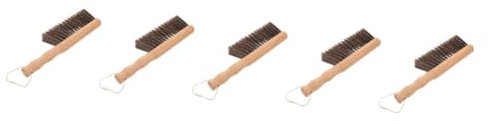FRCOLOR 5St Kamin-Reinigungsbürste kaminbürste kaminreiniger bürste reinigungswerkzeuge Kaminkehrer Kaminwerkzeug Kaminzubehör Holzgriff Bettbürste Holzbürste Staubwedel Besen das Haustier