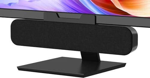 ADELGO Altoparlanti PC, Casse PC Usb per Desktop, Laptop, Altoparlante Speakers Soundbar Portatile con Design a Clip per Monitor, Plug and Play