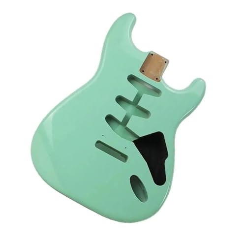 Ersatzteile für Gitarrenkorpus Gitarrenkorpus Holzfarbenes Wassereschenfurnier Zweiteiliger Gitarrenkorpus Aus Nordamerikanischem Erlenholz E-Gitarre