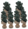 RORPOIR 10pcs Mini Christmas Tree Indoor Plant Desktop Miniature Pine Tree Bottle Brush Trees Christmas Artificial Tree Christmas Lights Outdoor Christmas Decor Mini Pine Tree Green
