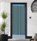ZEBRA BLINDS Tenda a fili, tenda zanzariera per porta, tende con nappe per porta, decorazione per finestre, divisorio elegante (blu, 100 x 210 cm)