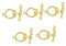 DIYEAH Beads for Jewelry Making Multiple Necklace Clasp 5 Sets DIY Rose Toggle t Bar Clasps Connectors for Necklace Jewelry Making o Clasp & t Clasp for Bracelets and Necklaces