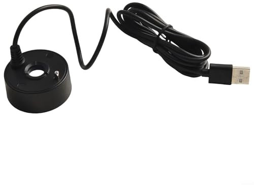 EpheyFIF 5 V USB-Nebelmacher für Aquarien, Landschaftsbau, Innen- und Außenbereich, Luftbefeuchter (schwarz)