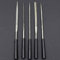 Limas de grado industrial para dar forma precisa Triángulo plano redondo 5pcs Set