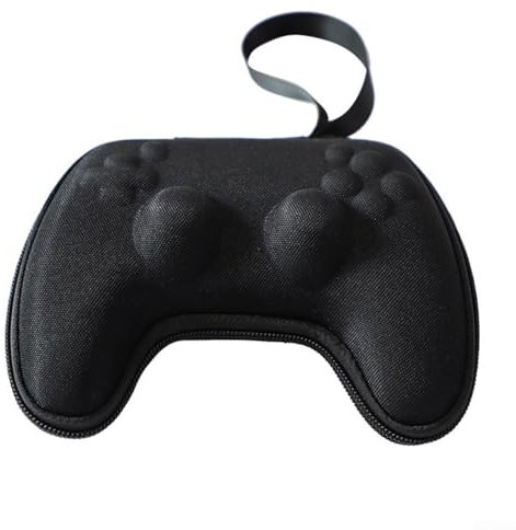 RemixAst EVA Storage Case for PS5 Controllers - Compact Protective Carrying Case for PlayStation 5 Gamepad, Travel Case with Accessory Storage, Black