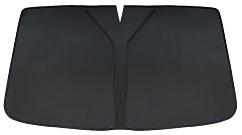 HXCVKXHI Parasol para Parabrisas de Coche para Volkswagen Golf 7 Variant 2013-2020, Protección Solar Aislamiento Térmico Bloqueo Parasol de Coche Plegable, Coche Parasol Accesorios,A/Black