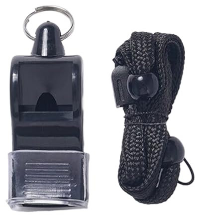 wilcractk Sifflet Arbitre Haute Fréquence en Plastique pour Sport, Secourisme et Sauvetage, Adapté Aux Matchs de Basket, Foot, Volley