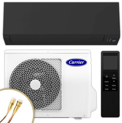 Carrier Split Klimaanlage | High Line | 3,5 kW | Mattschwarz | Quick Connect